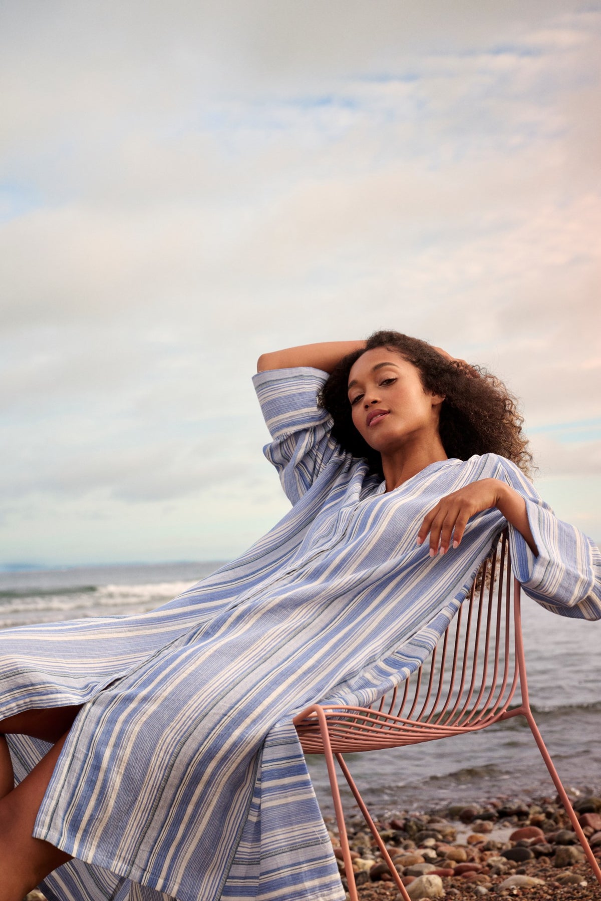 lily dress blue stripe lily dress blue stripe