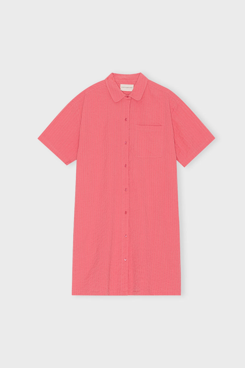 Poppyshirtdressbigwave Pink