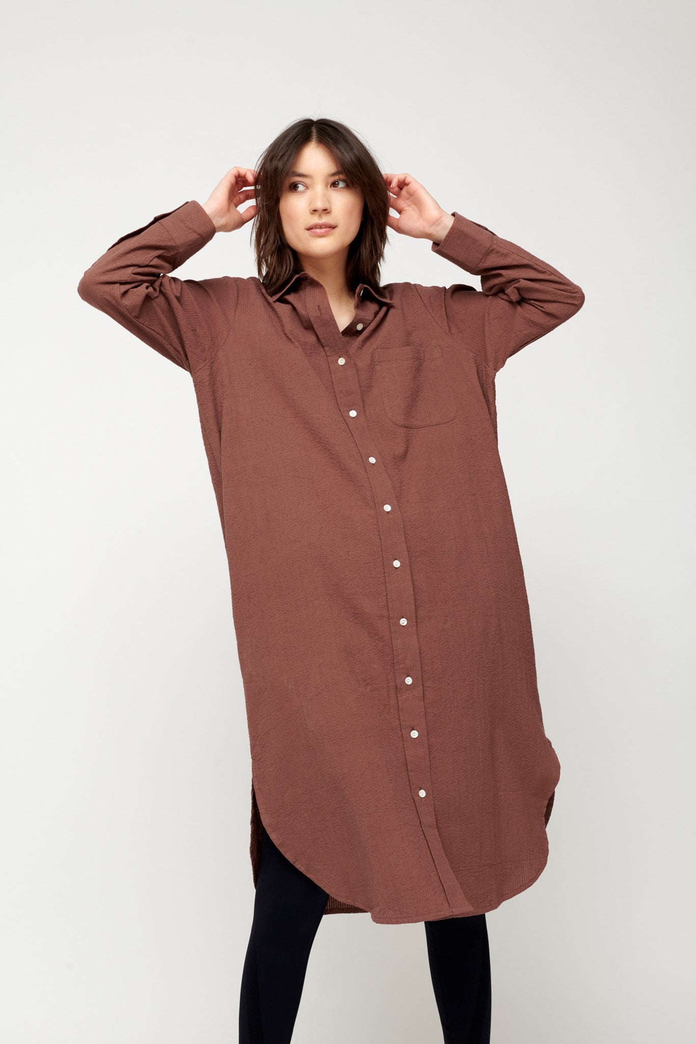 reason shirtdress mini wave