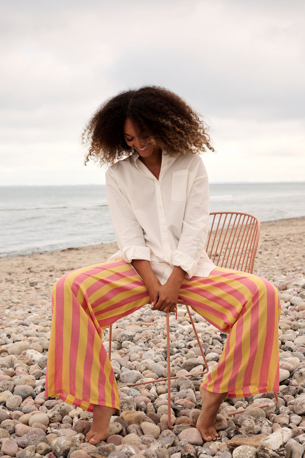sea pants silky stripe  Buy comfortable pants for women online – moshi  moshi mind