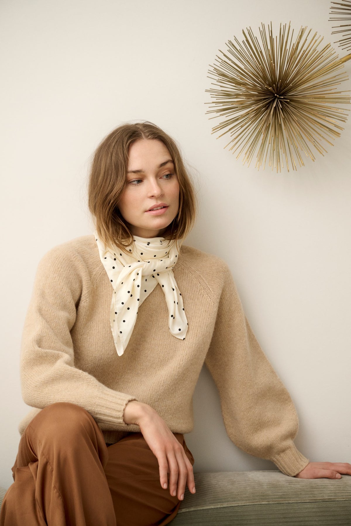 dotted eve scarf silky | Buy scarves for women online