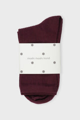 Storyribsocks Burgundy A