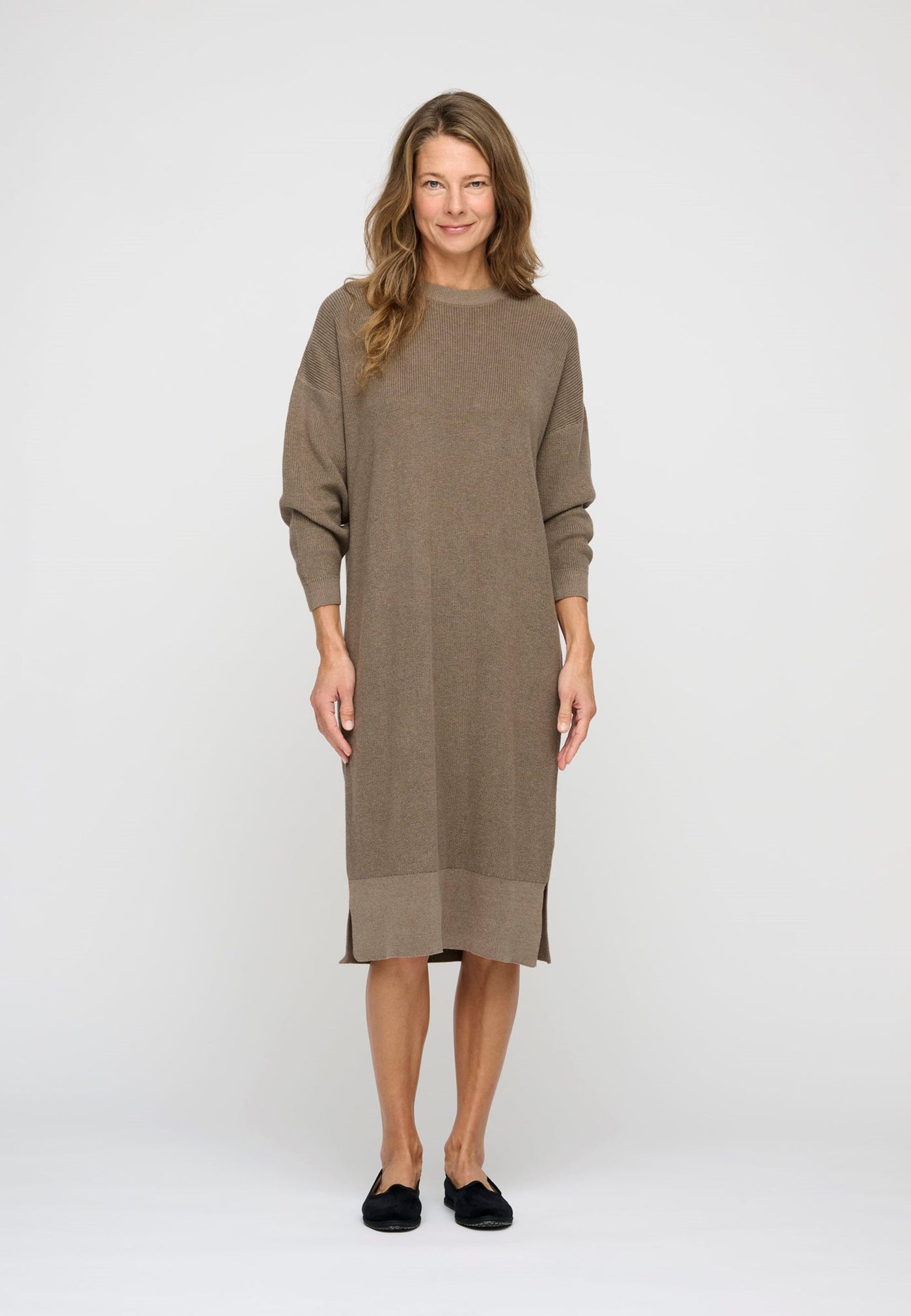zona rib knit dress